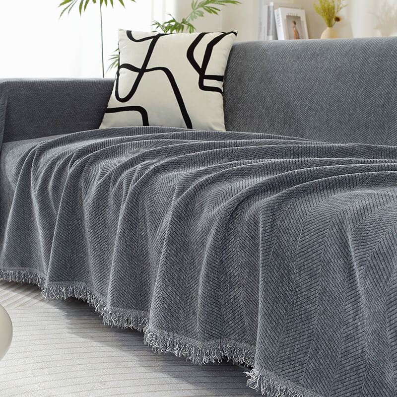Furrball - Chenille Blanket Couch Cover