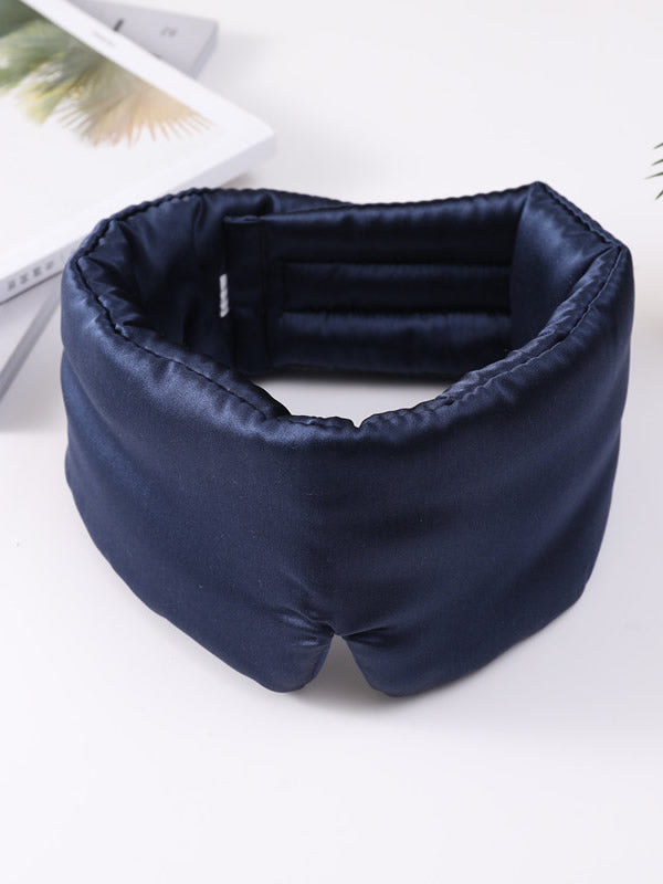 LilySilk - Elegant Silk Sleep Eye Mask with Floral Print