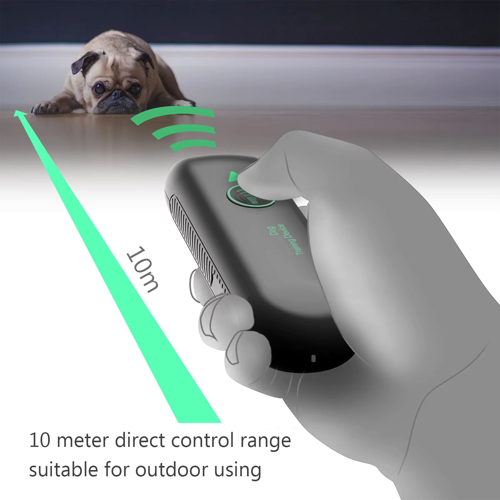 Handheld Ultrasonic Dog Bark Control and Training Gadget