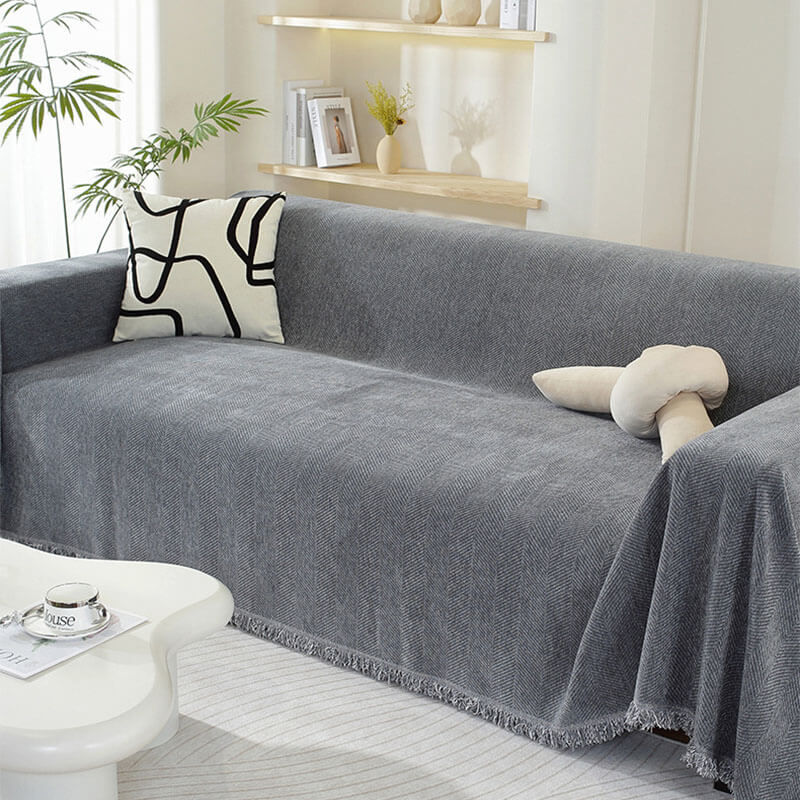 Furrball - Chenille Blanket Couch Cover