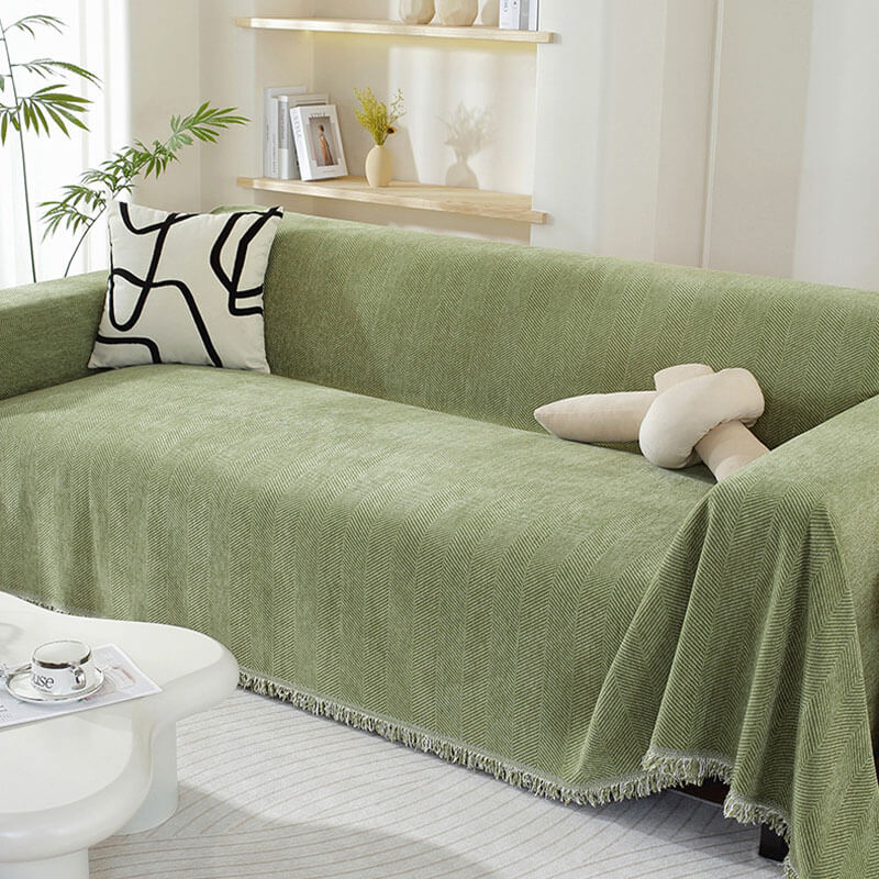 Furrball - Chenille Blanket Couch Cover