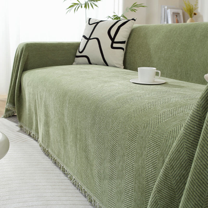 Furrball - Chenille Blanket Couch Cover