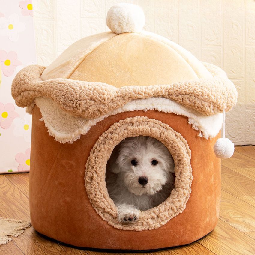 Cozy Cupcake - Soft Sided Pet House with Plush Comfort