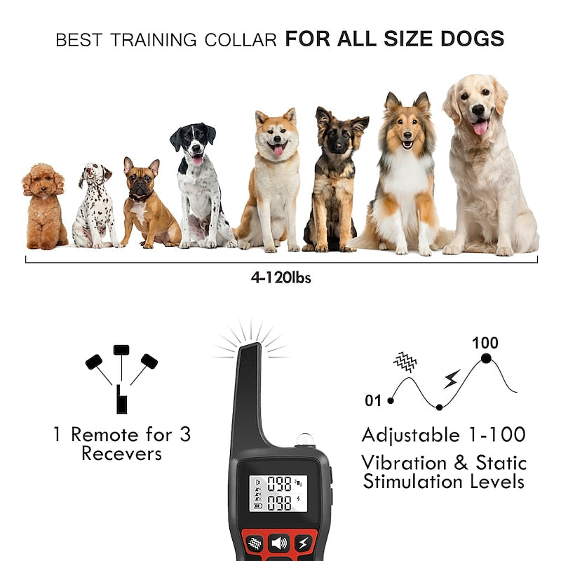 Furfuras Dog Training Collar with 3 Training Modes