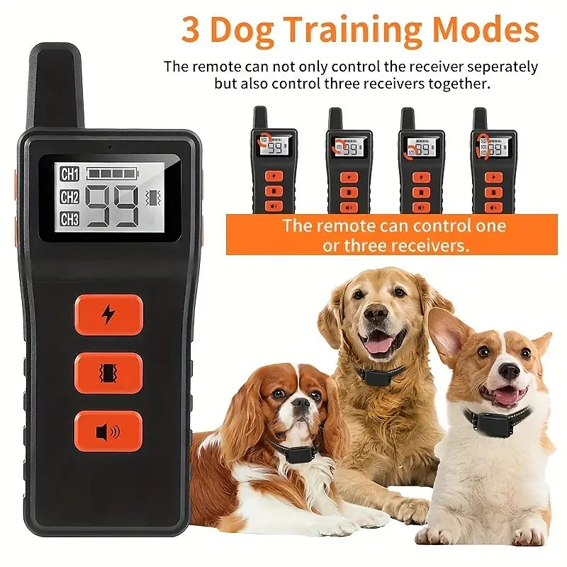 Premium Waterproof Dog Training Collar with Remote