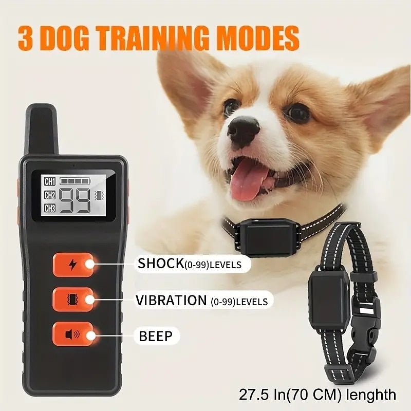 Premium Waterproof Dog Training Collar with Remote