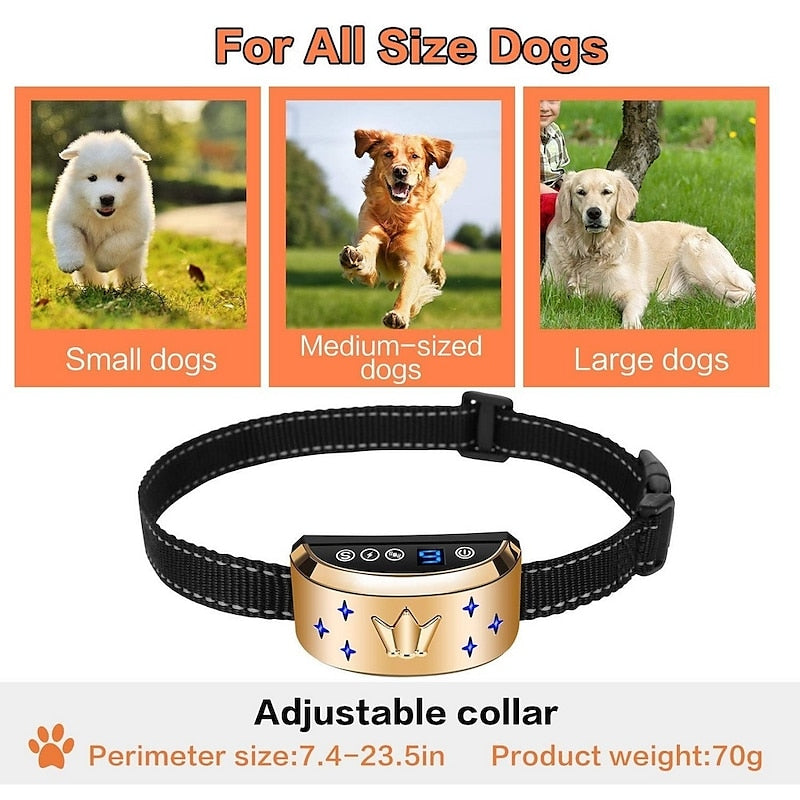 Premium Adjustable Anti-Bark Dog Training Collar