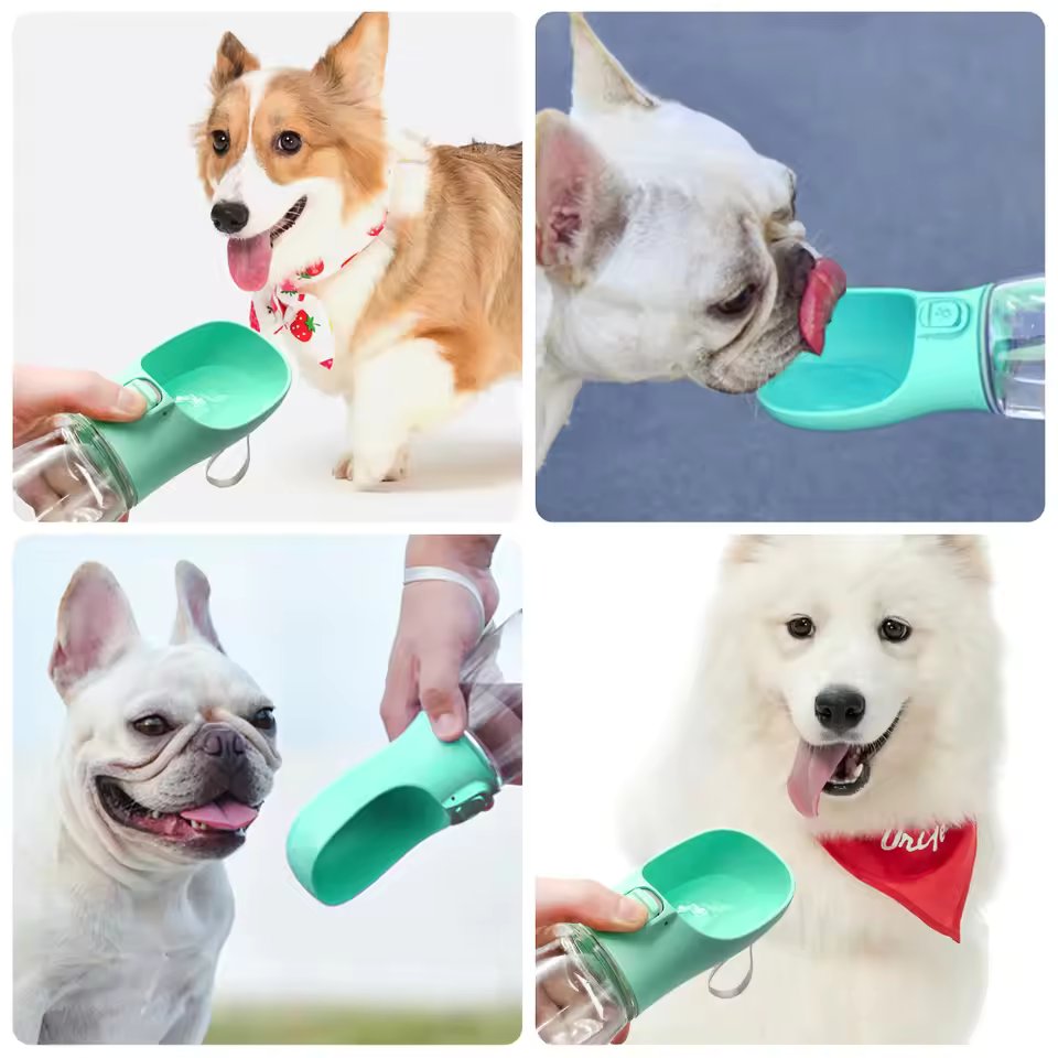 Furfuras Dog Water Bottle with Leak-Proof Design