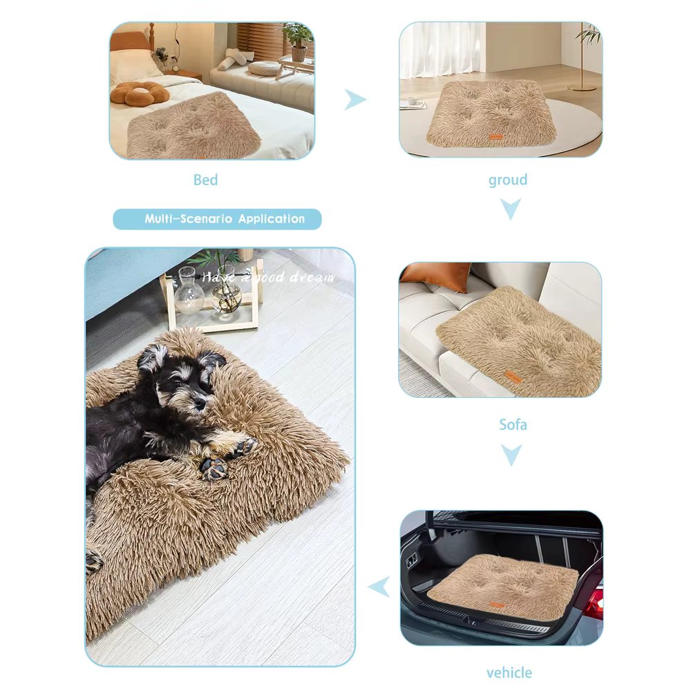 Willow - Dog Mat Soft Faux Fur Anti-Slip