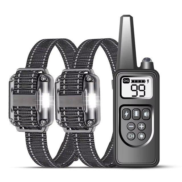 Dog Training Collar with Remote Control - Bark Control & Obedience Trainer