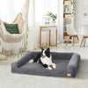 Luxurious Grey Firm Dog Bed