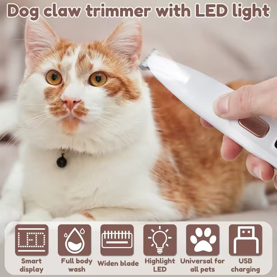 Oscar - Cordless Paw Trimmer with LED Light and USB Charging