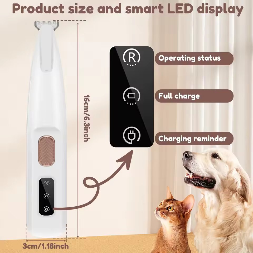 Oscar - Cordless Paw Trimmer with LED Light and USB Charging