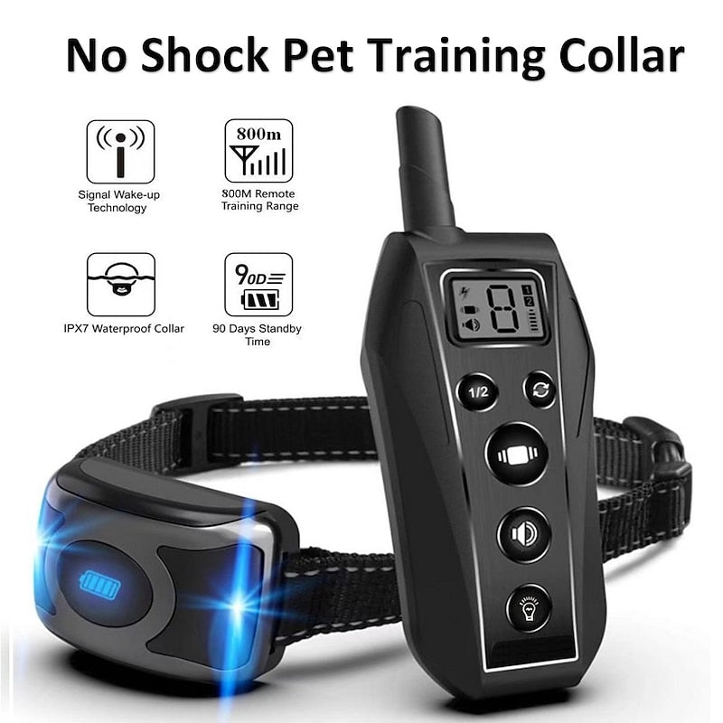 Furfuras No Shock Dog Training Collar with Remote Control