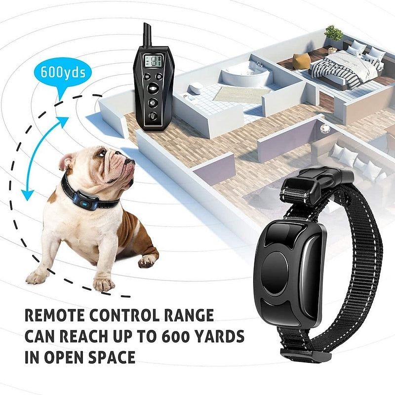 Furfuras No Shock Dog Training Collar with Remote Control