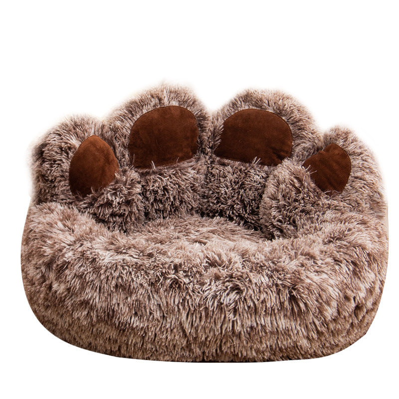 Stella - Calming Dog Bed with Paw-Shaped Design