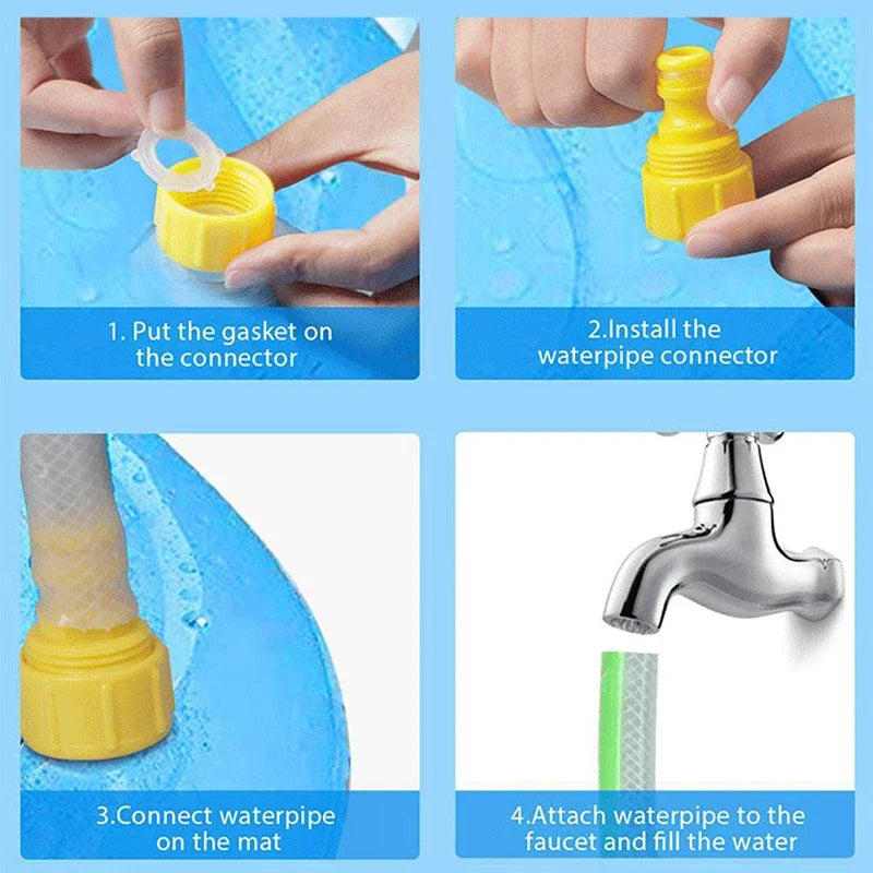 Frolic and Refreshing Pet Splash Pad