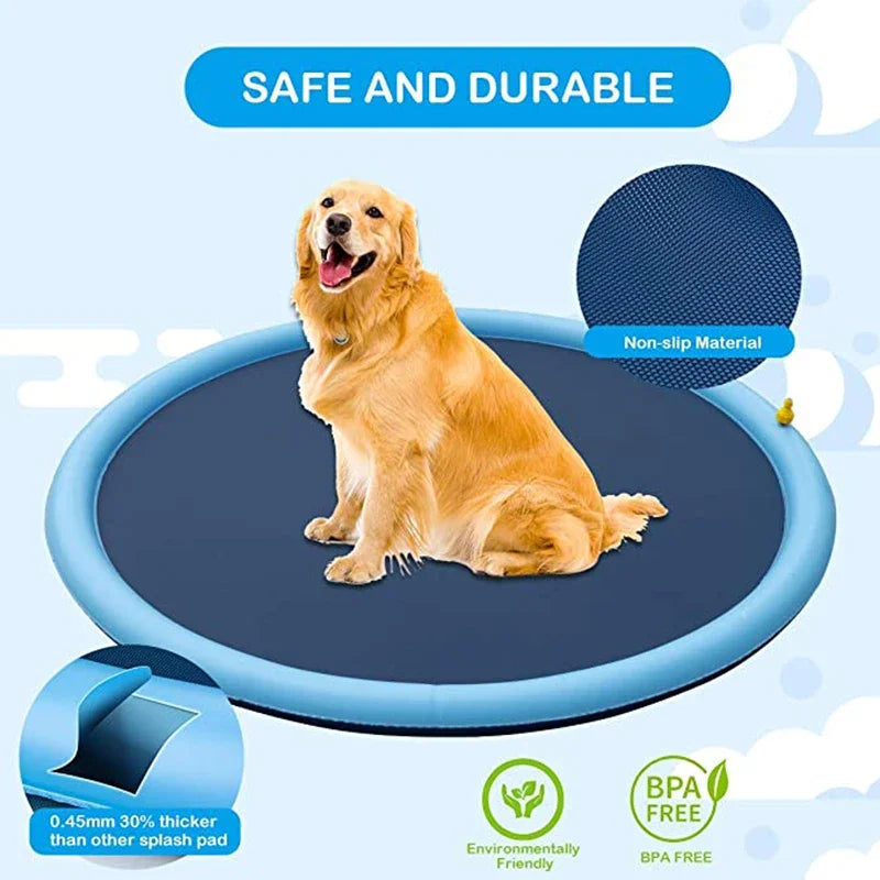 Frolic and Refreshing Pet Splash Pad