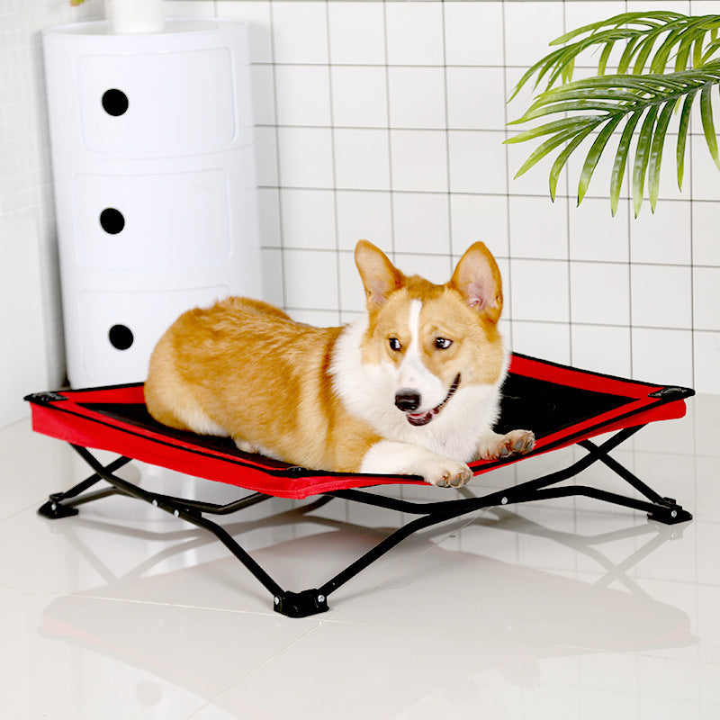 Premium Elevated Mesh Outdoor Puppy Bed