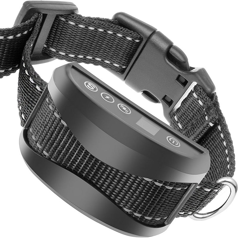 Clever Anti-Bark Dog Collar with Adjustable Sensitivity and Rechargeable Battery