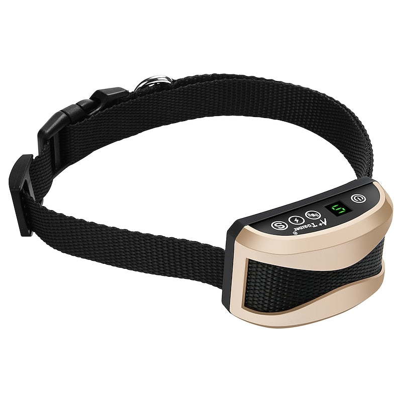 Clever Anti-Bark Dog Collar with Adjustable Sensitivity and Rechargeable Battery