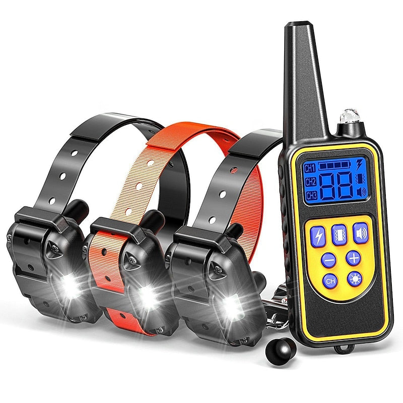 Premium Dog Training Collar with Flash Light