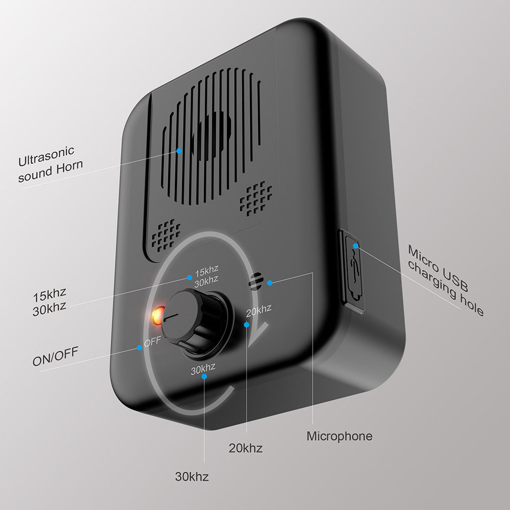 Pain Free Ultrasonic Anti-Barking Device - Range up to 15 Meters