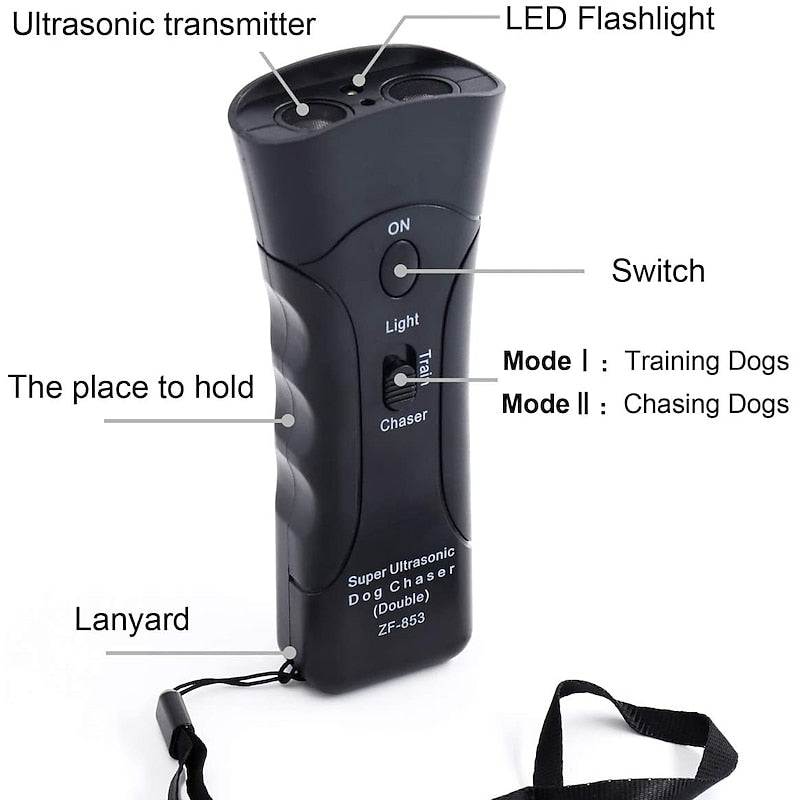 New Ultrasonic Cat Chaser - Aggressive Attack Repeller and Trainer