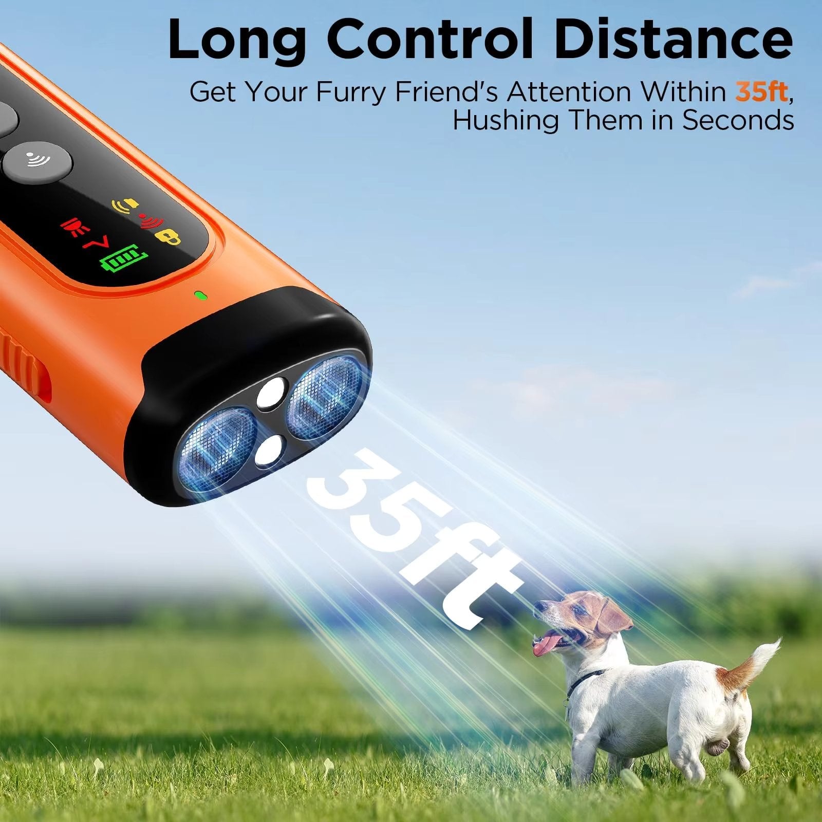 Ultrasonic Dog Bark Deterrent Training Gadget