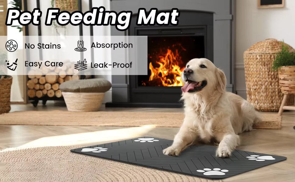 Platinum Pet Feeding Mat - Non-Slip and Waterproof