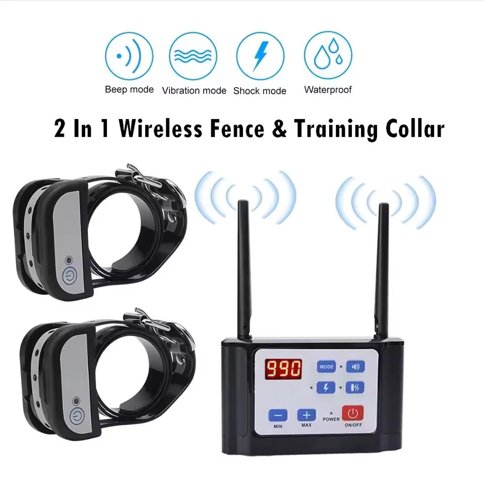 Wireless Pup Barrier & Training Collar System