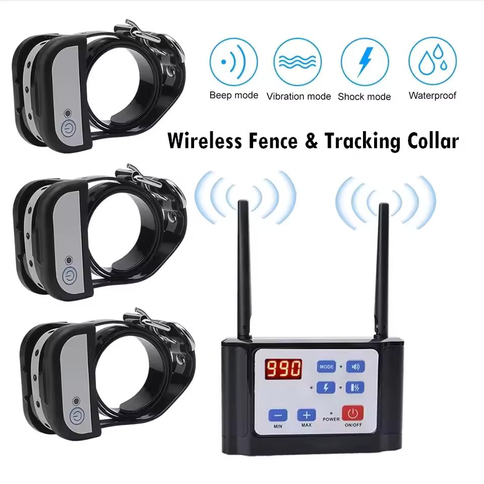 Wireless Pup Barrier & Training Collar System