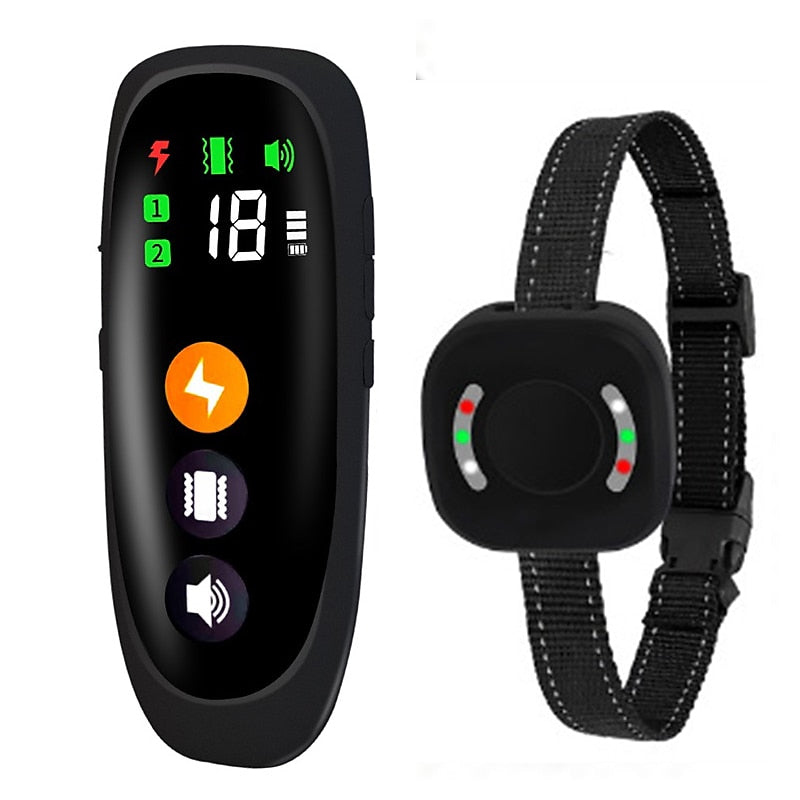 Pet Dog Electric, Beep and Vibration Training Collar with Waterproof Receiver