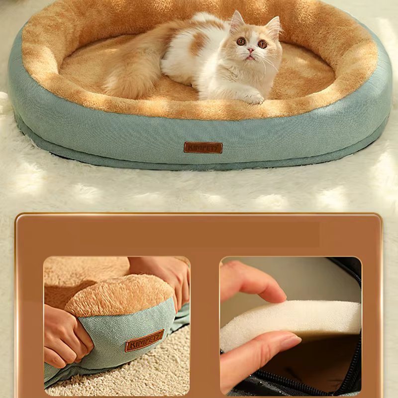 Charlie - Plush Bed Cozy Lounger for cats and puppies