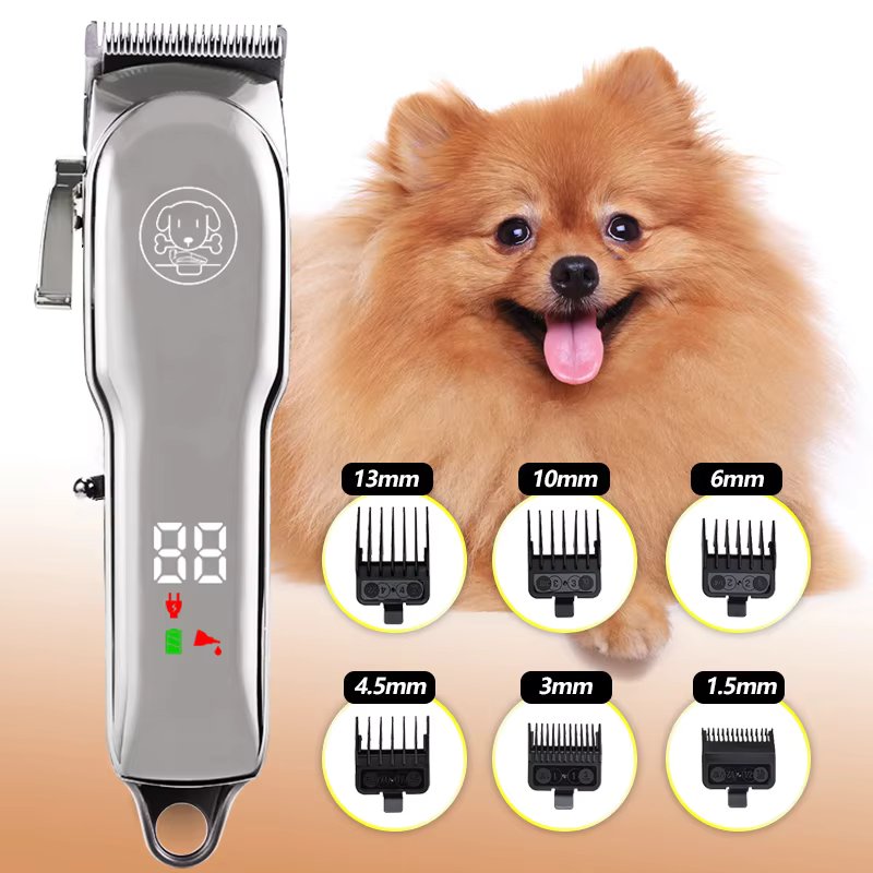 Mia - Grooming Clipper with Adjustable Blades and Accessories