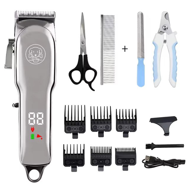 Mia - Grooming Clipper with Adjustable Blades and Accessories