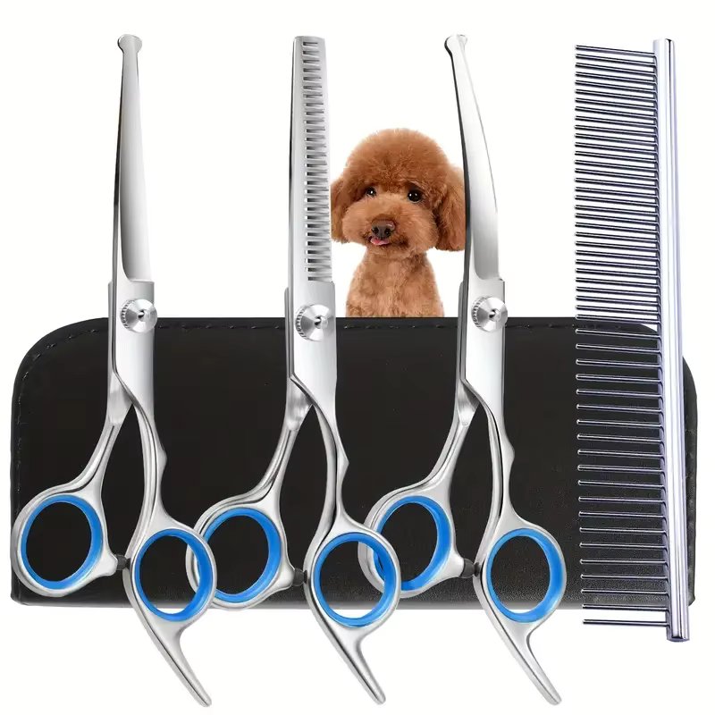 Willow - Stainless Steel Dog Grooming Scissors Set