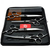 Olive - Dog Grooming Scissors Set with Ergonomic Design