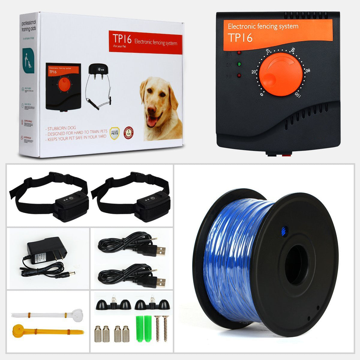 Reliable Electronic Dog Barrier Containment System with 305 Meters Wire