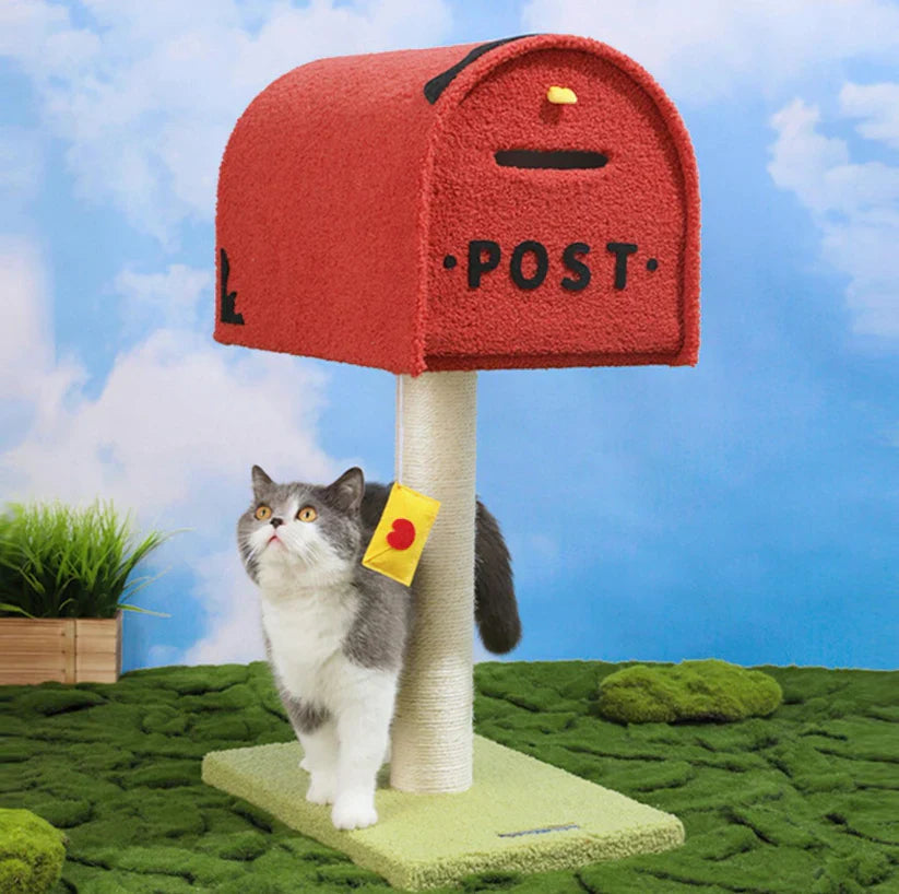 Mailbox - Cat Scratching Post with Unique Design