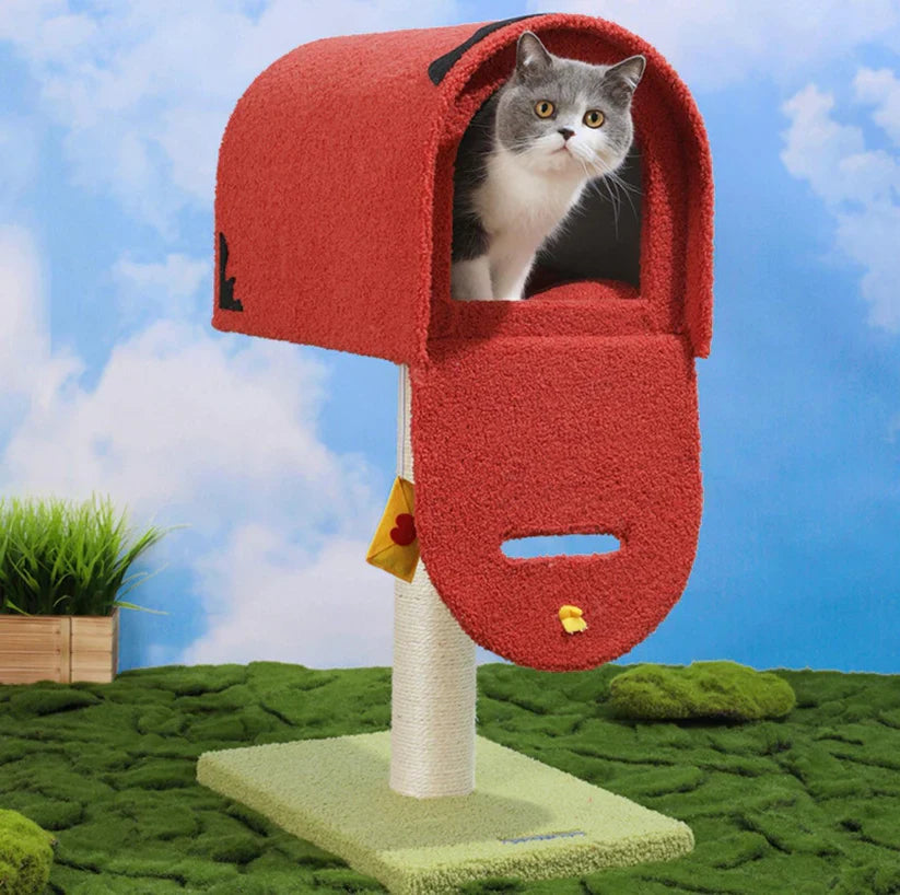 Mailbox - Cat Scratching Post with Unique Design