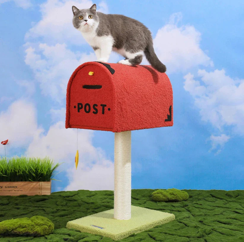 Mailbox - Cat Scratching Post with Unique Design