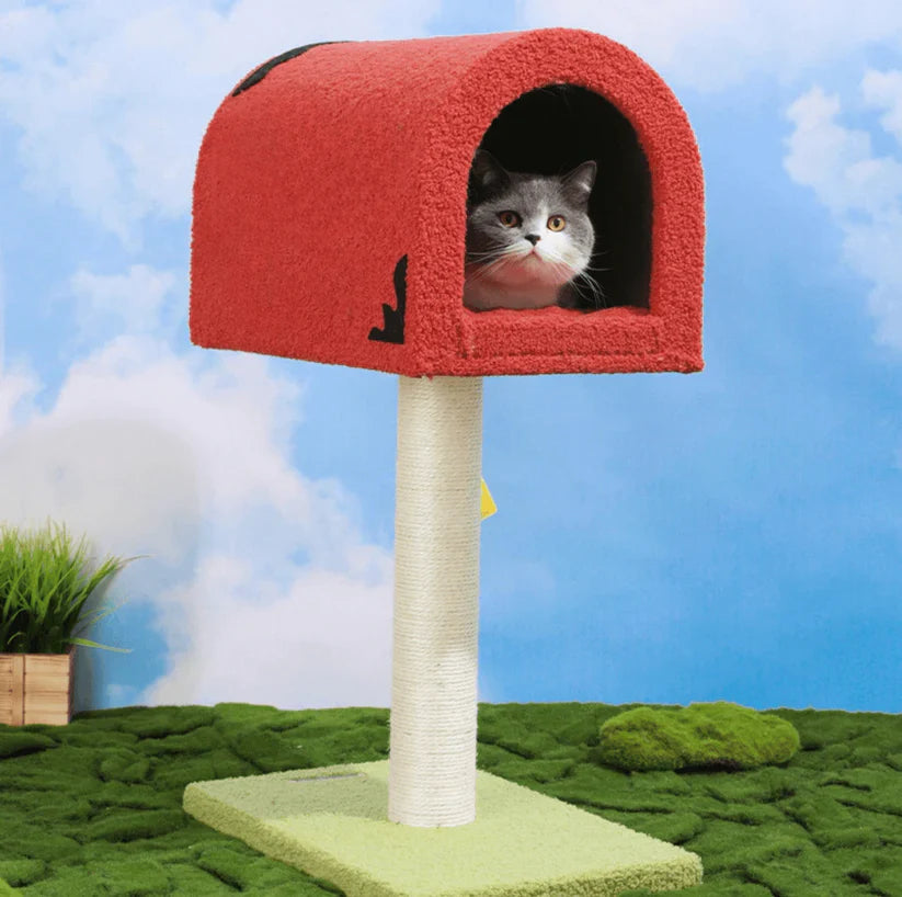 Mailbox - Cat Scratching Post with Unique Design