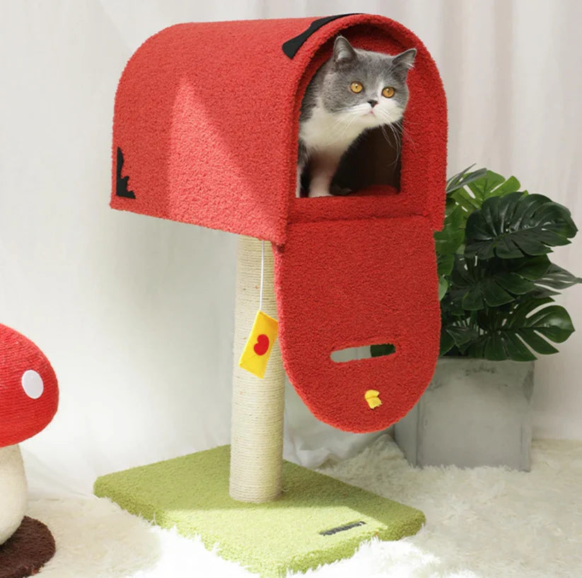 Mailbox - Cat Scratching Post with Unique Design