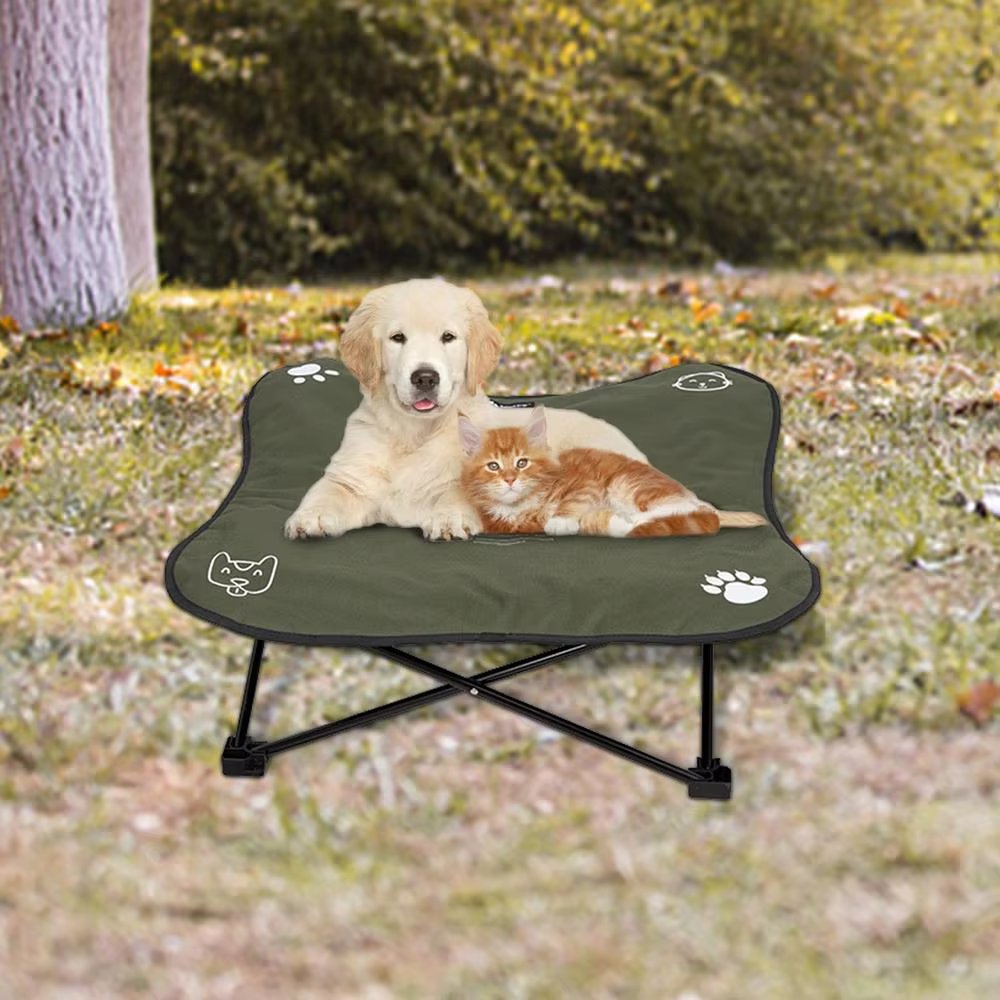 Outdoor Foldable Puppy Bed - Lightweight Travel Pet Cot