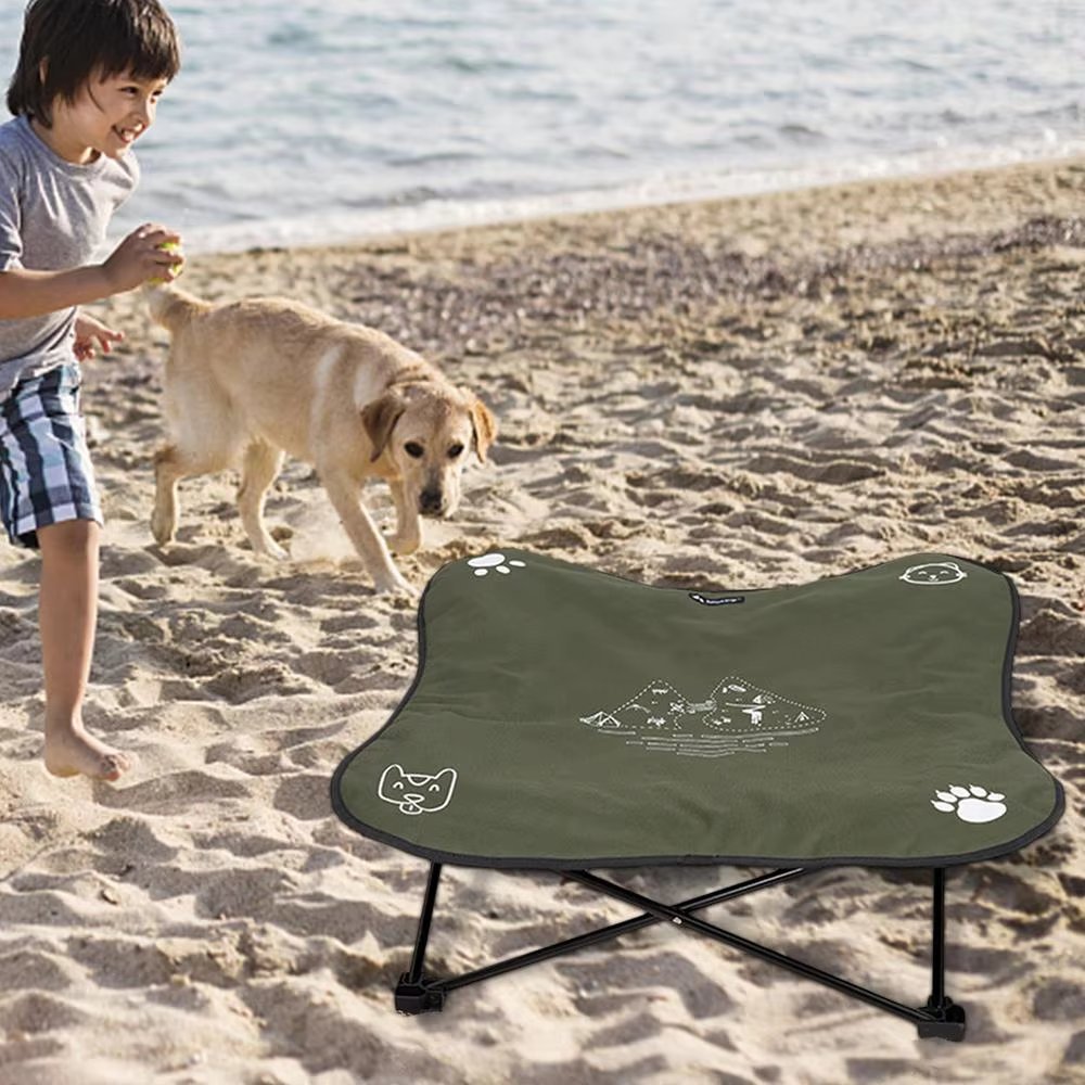 Outdoor Foldable Puppy Bed - Lightweight Travel Pet Cot