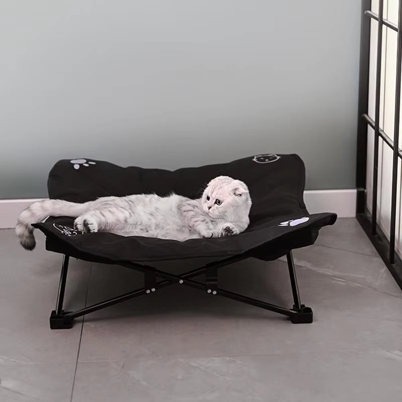 Outdoor Foldable Puppy Bed - Lightweight Travel Pet Cot