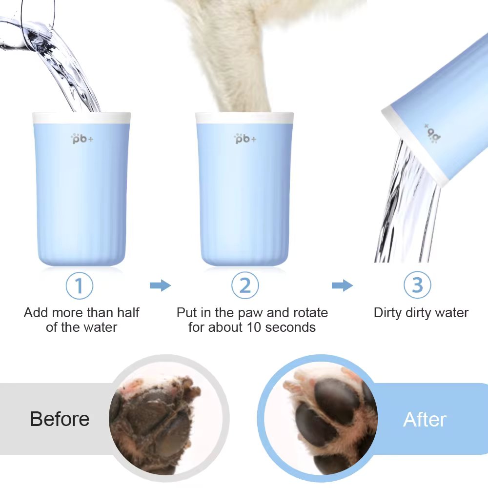 Zoey - Portable Design for Quick and Easy Cleaning Paw Cleaner