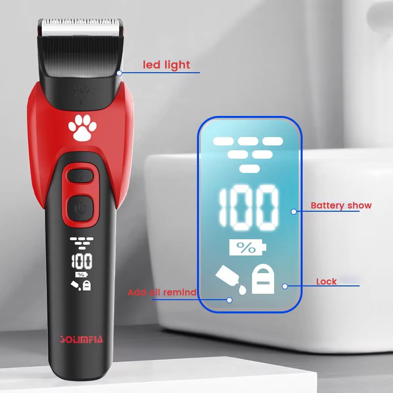 Canine - Hair Clippers with Adjustable Comb Attachments