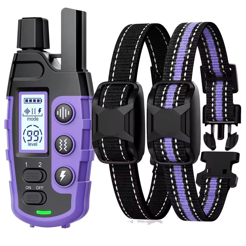 Platinum 1000m Dog Training Collar with Remote - Waterproof, Rechargeable E-Collar for All Dog Sizes